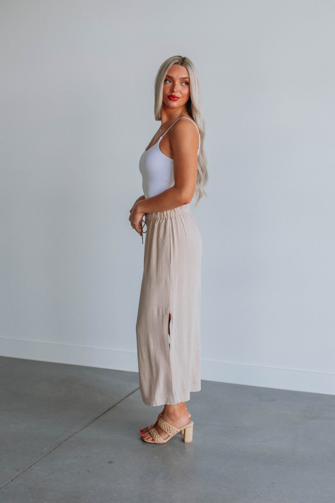 Emeline Midi Skirt - Sand