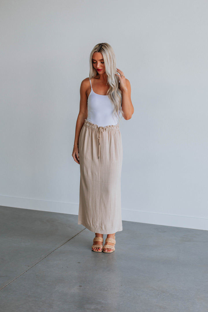 Emeline Midi Skirt - Sand