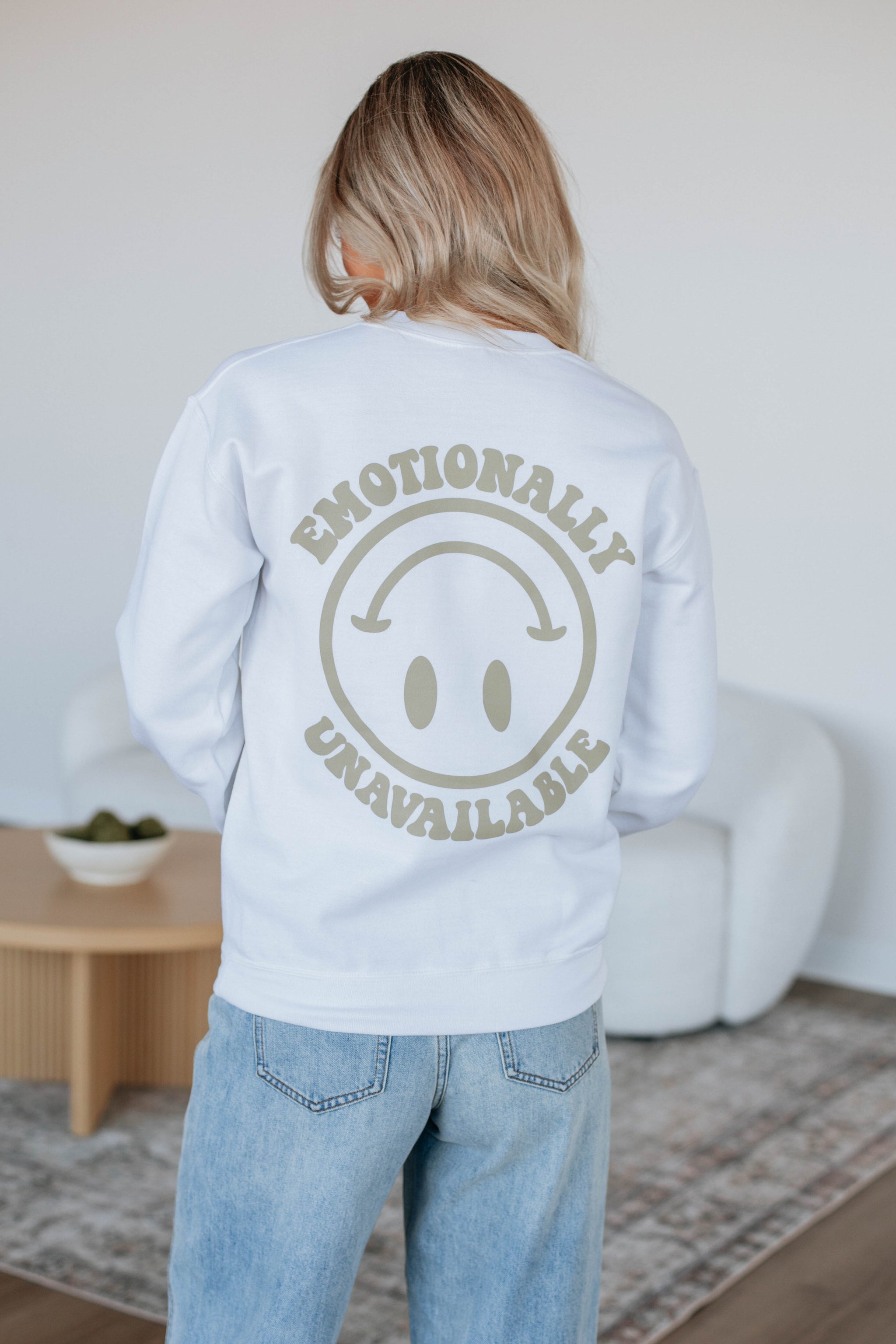 Emotionally Unavailable Crewneck