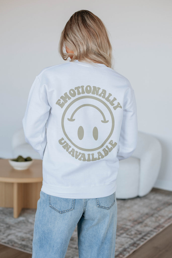 Emotionally Unavailable Crewneck