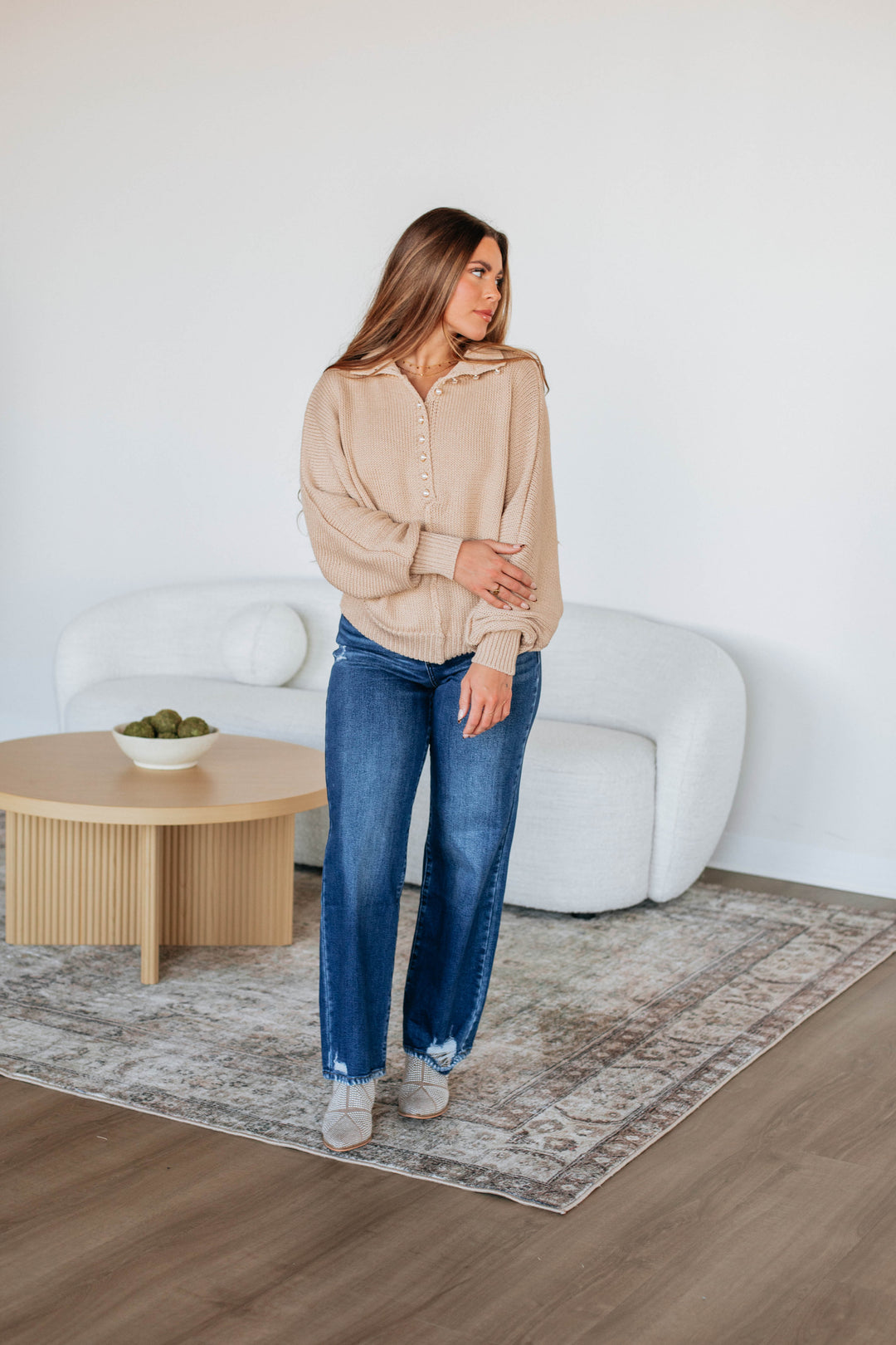 Estelle Mock Neck Sweater