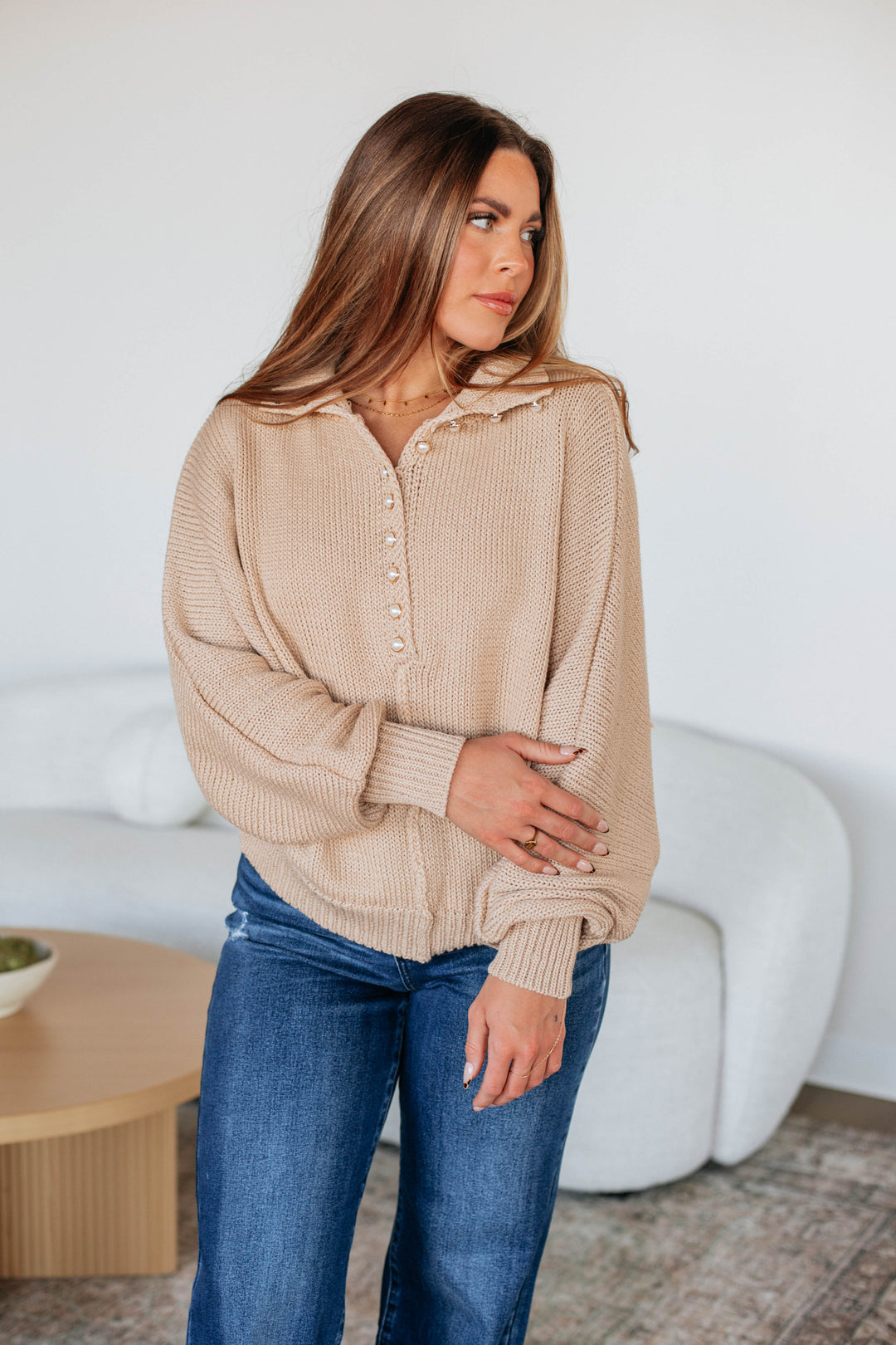 Estelle Mock Neck Sweater