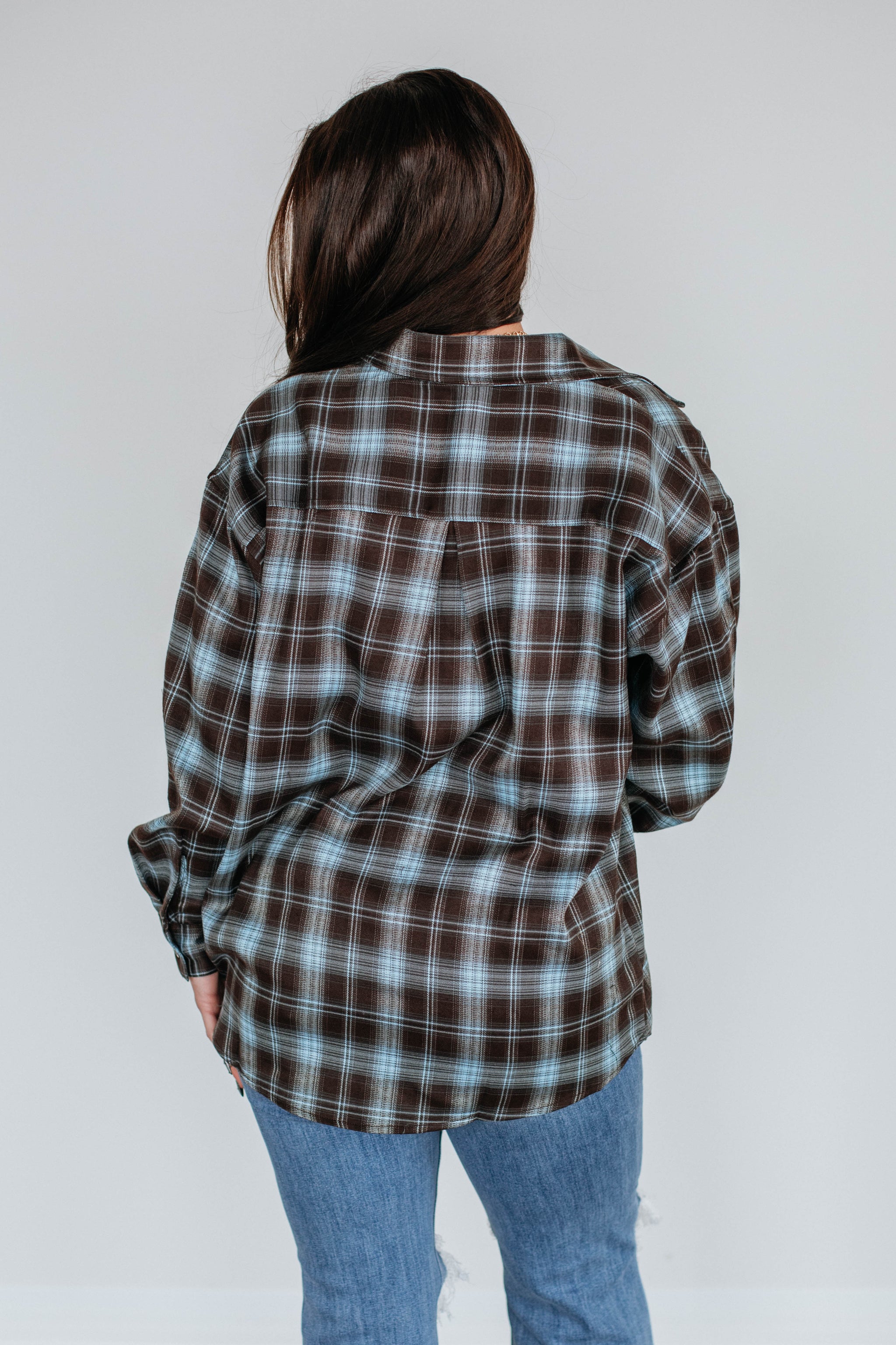 Ethan Oversized Flannel Top