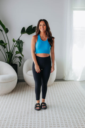 Astoria Sports Bra - Cerulean