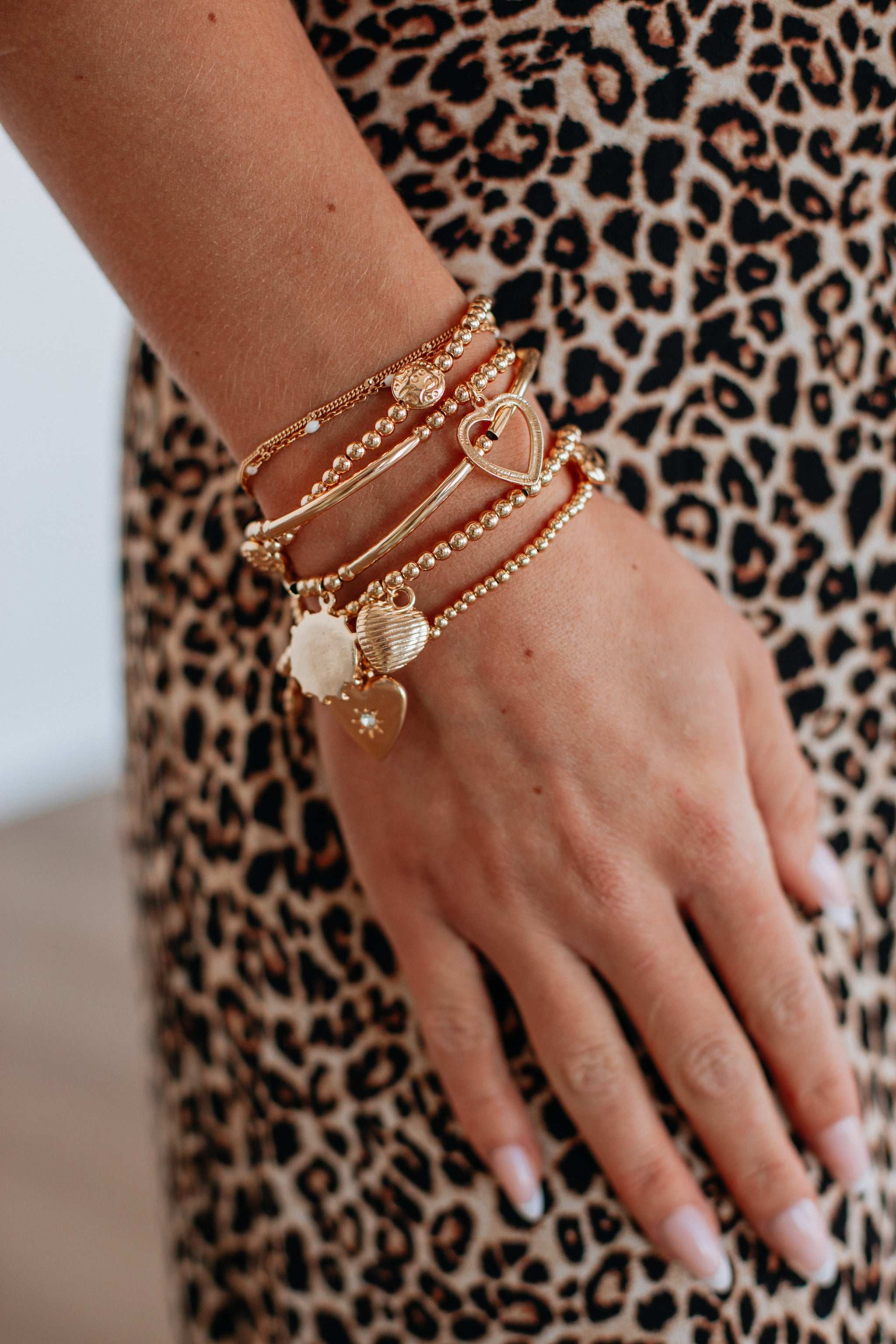 Antoinette Layered Charm Bracelet – Wild Oak Boutique