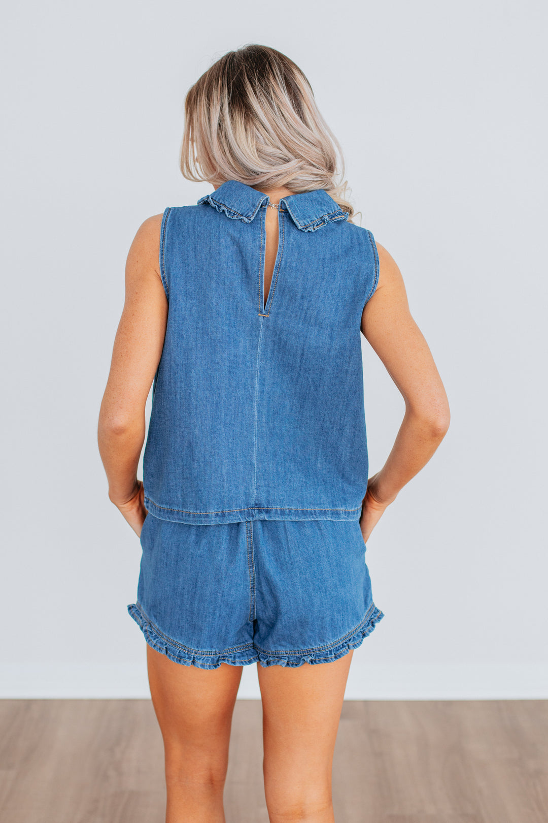 Suzie Denim Tank