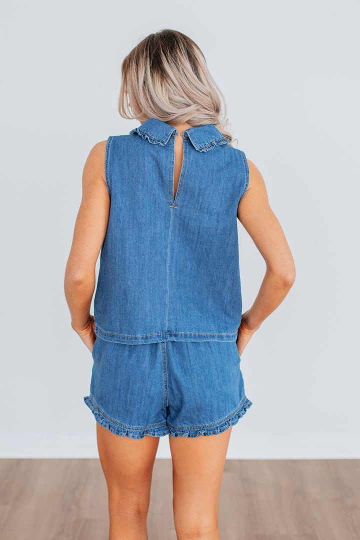 Suzie Denim Tank