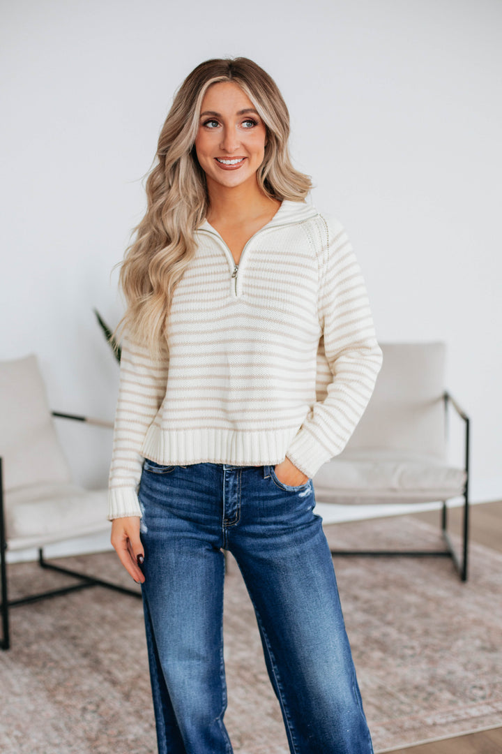 Frannie Striped Pullover