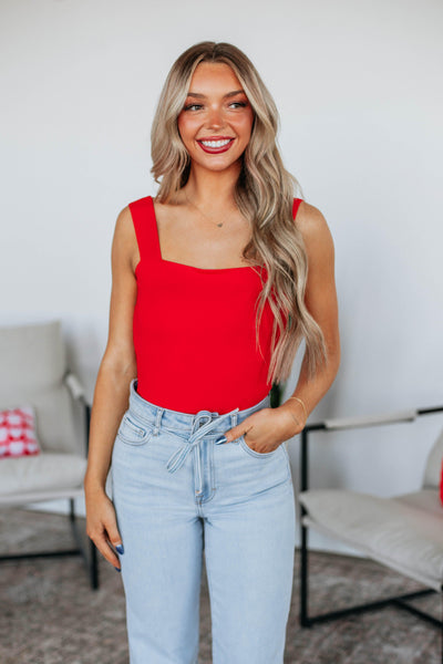 Get Obsessed Bodysuit - Red