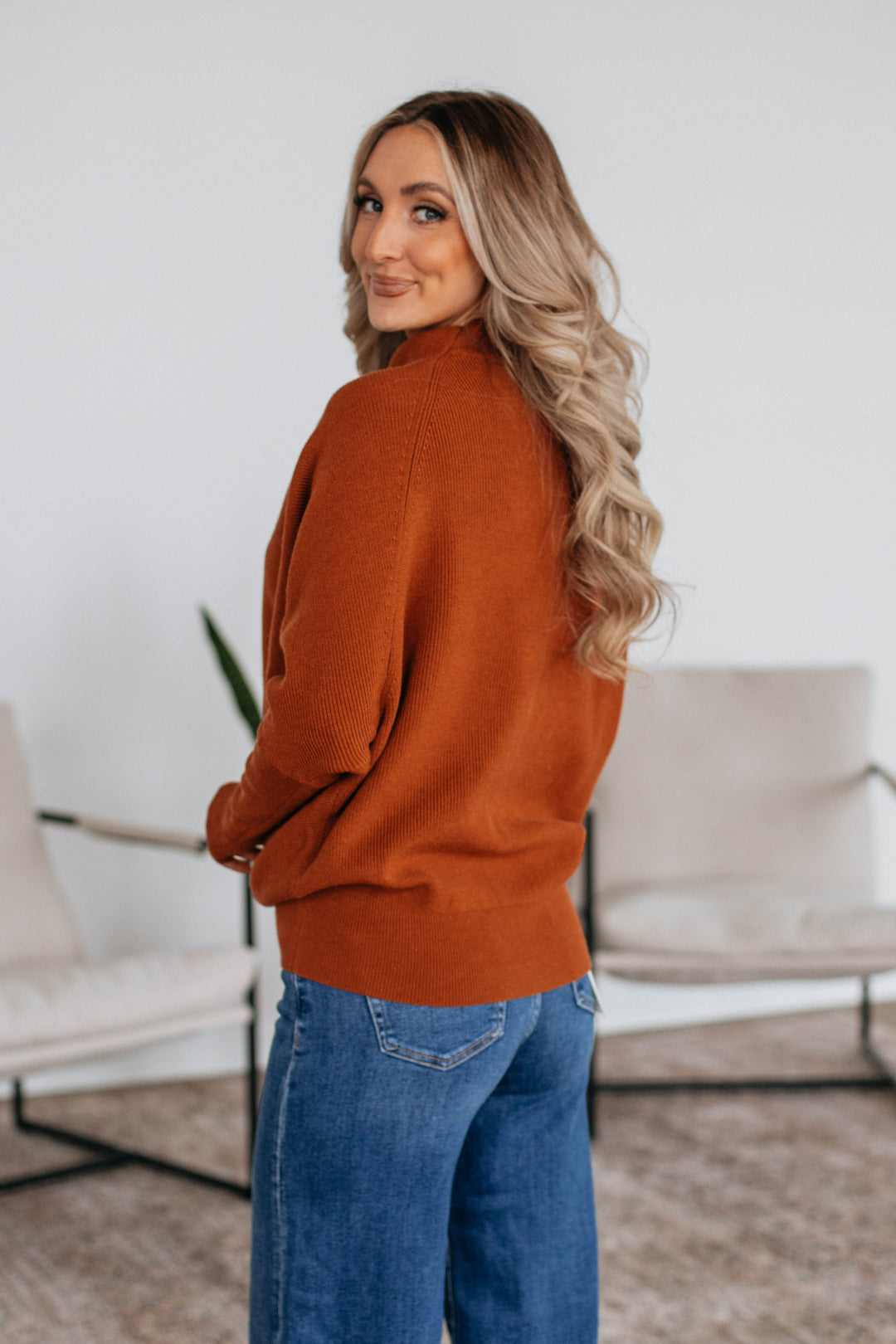 Gretchen Dolman Sweater - Camel