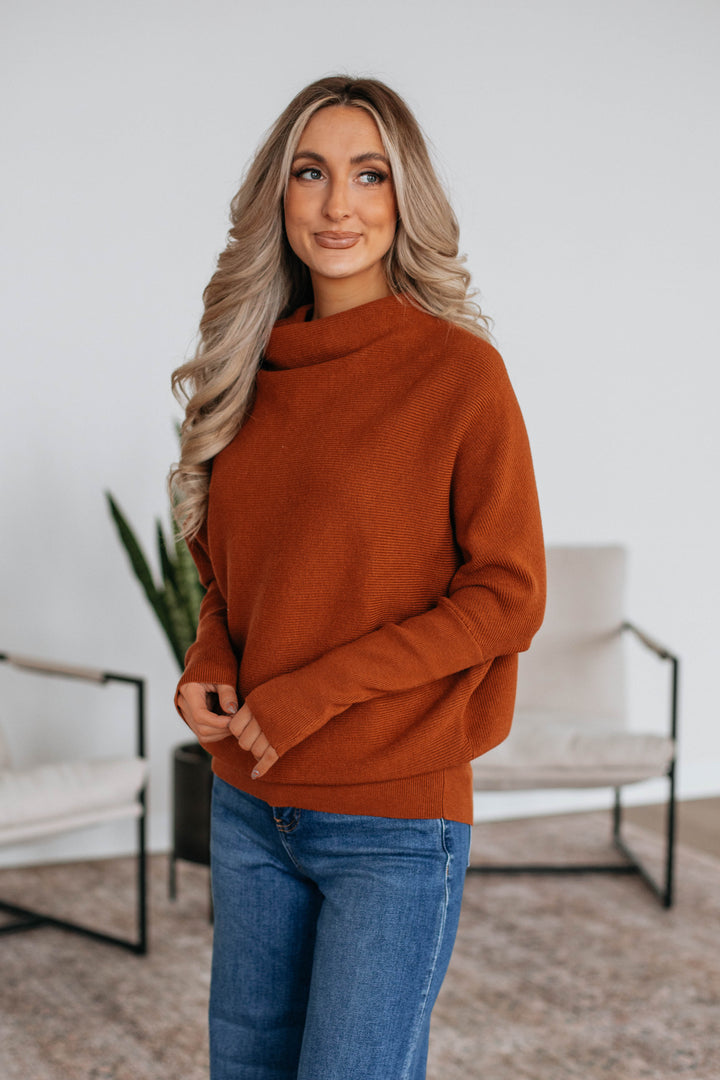 Gretchen Dolman Sweater - Camel