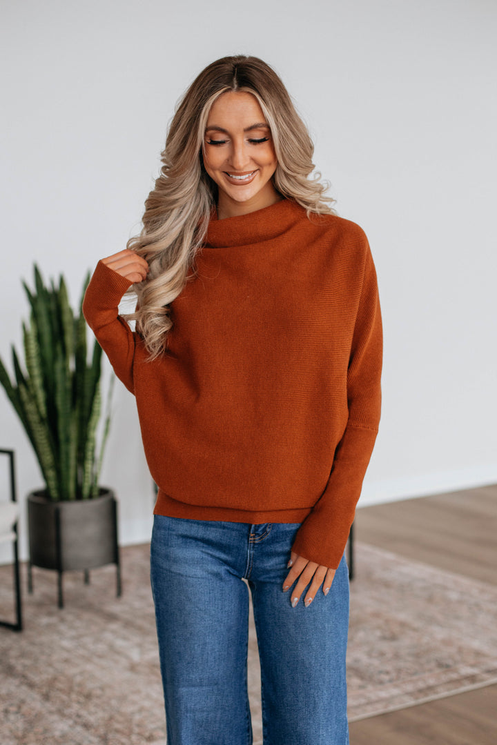 Gretchen Dolman Sweater - Camel