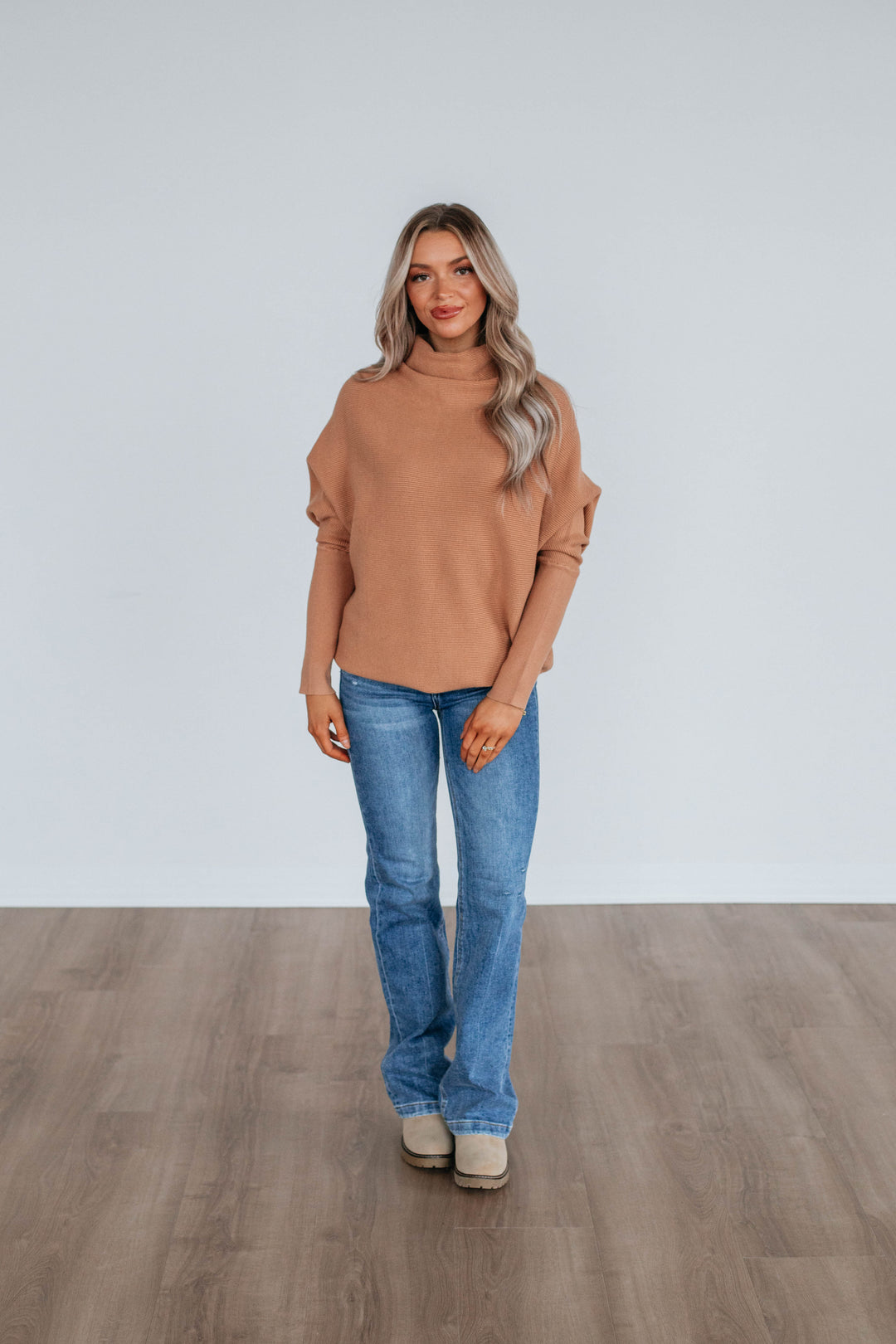 Gretchen Dolman Sweater - Toast