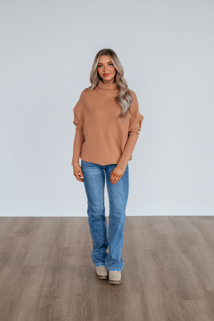 Gretchen Dolman Sweater - Toast