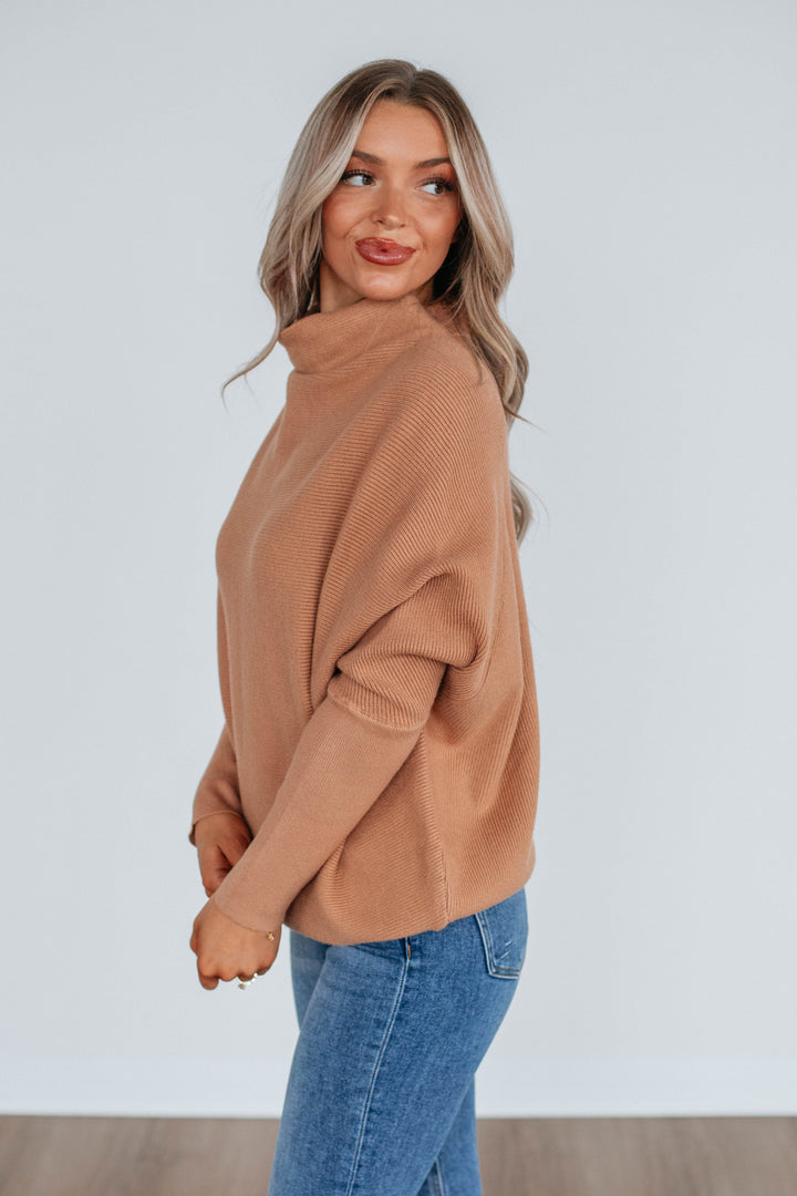 Gretchen Dolman Sweater - Toast