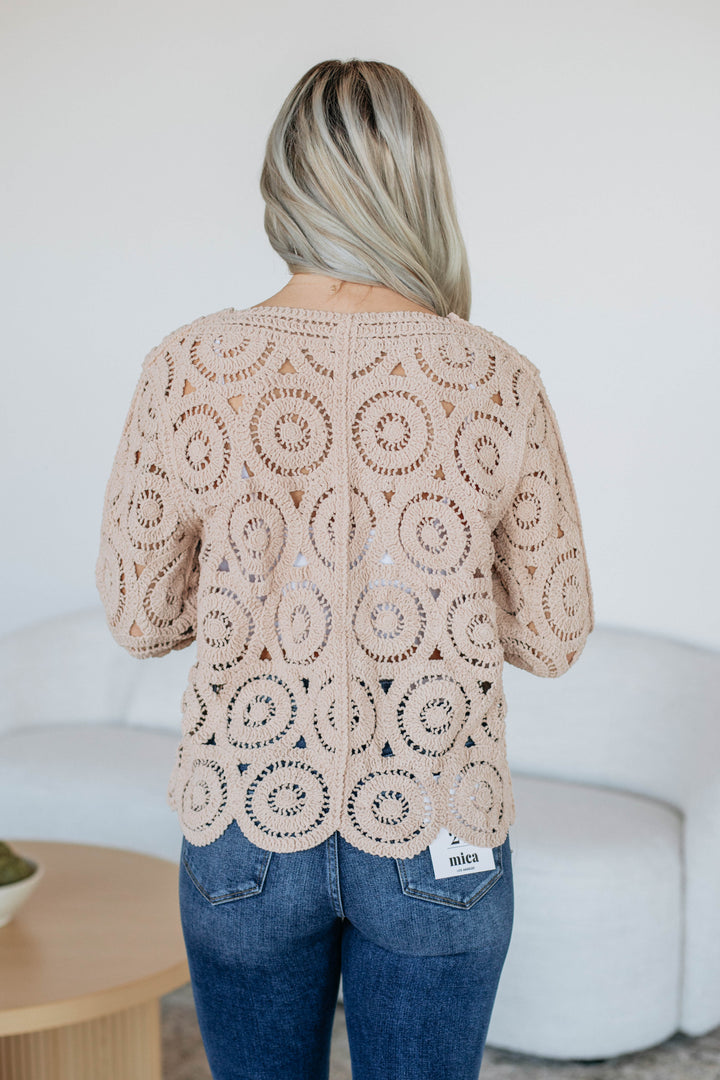 Gwenette Crochet Cardigan