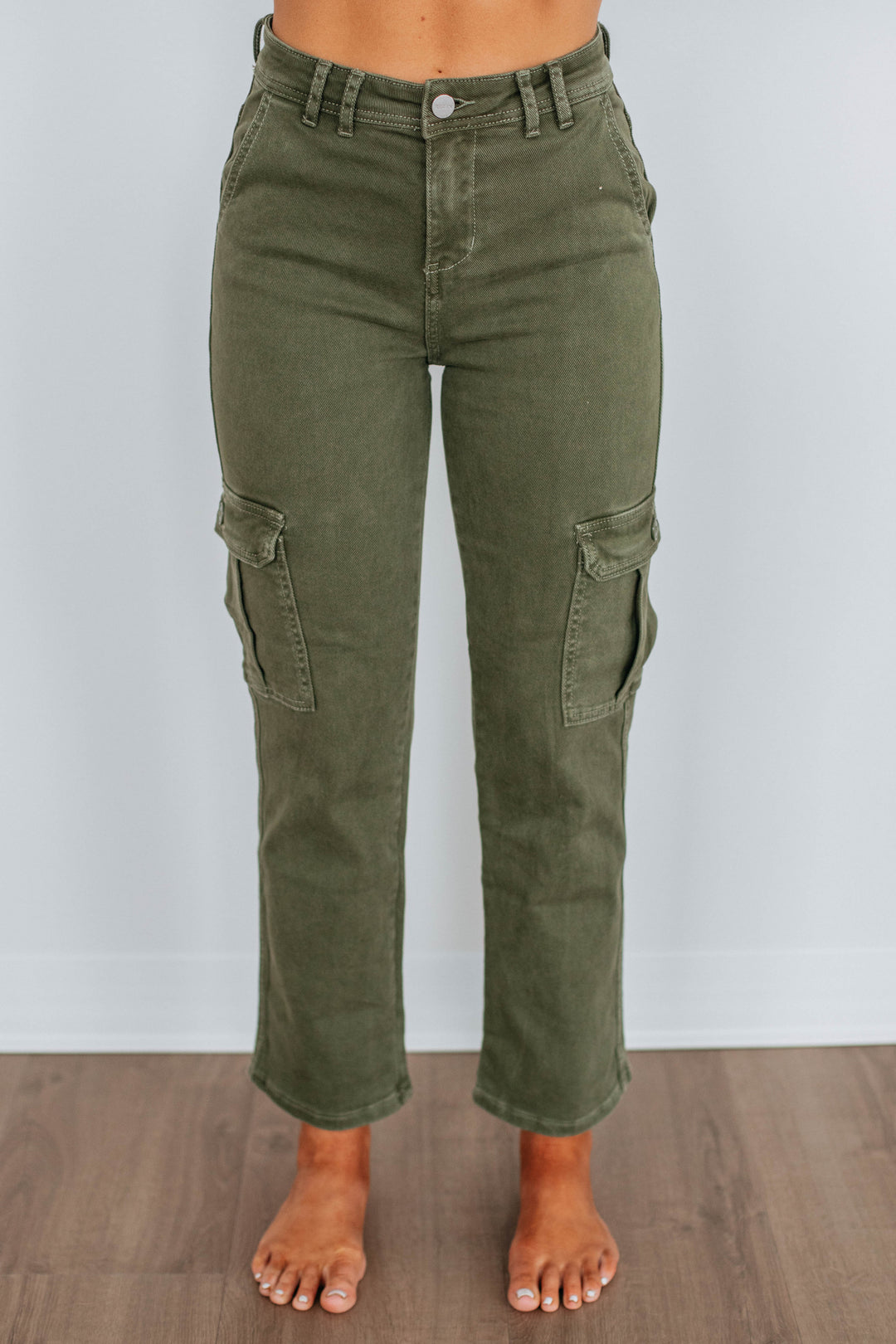 Hadley Risen Cargo Jeans - Moss