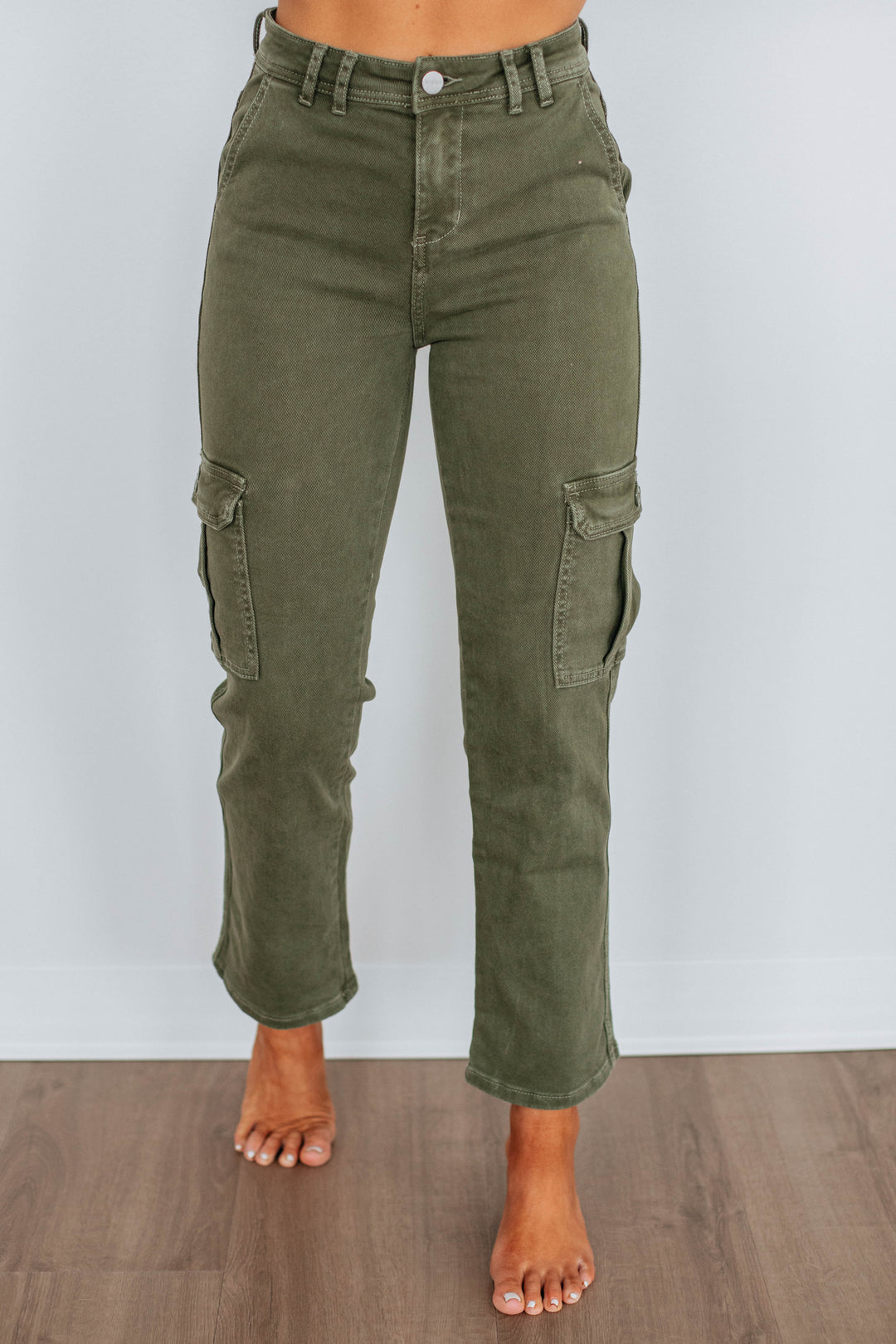 Hadley Risen Cargo Jeans - Moss