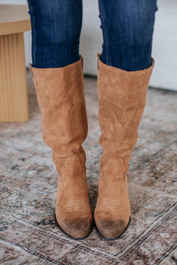 Handle With Caution Boots - Taupe