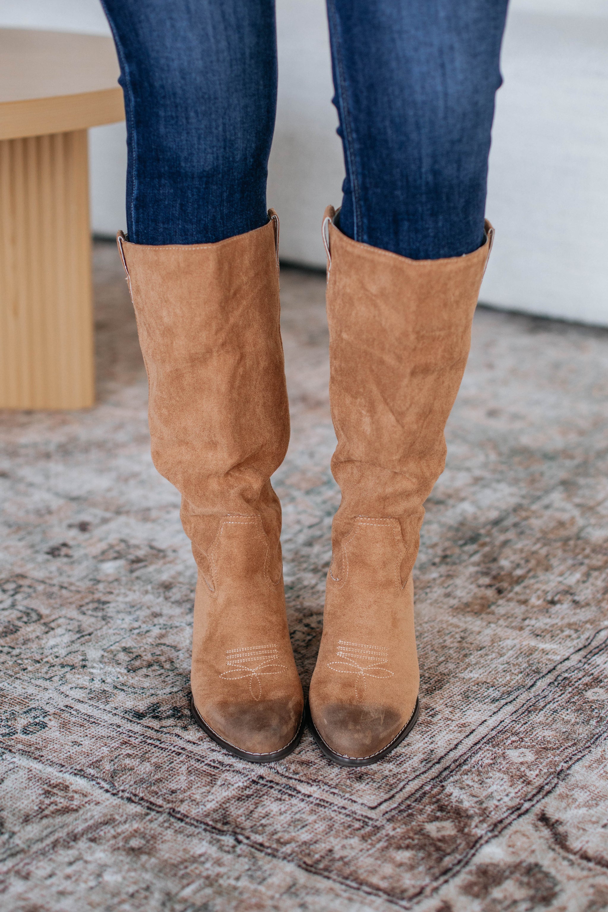 Handle With Caution Boots - Taupe