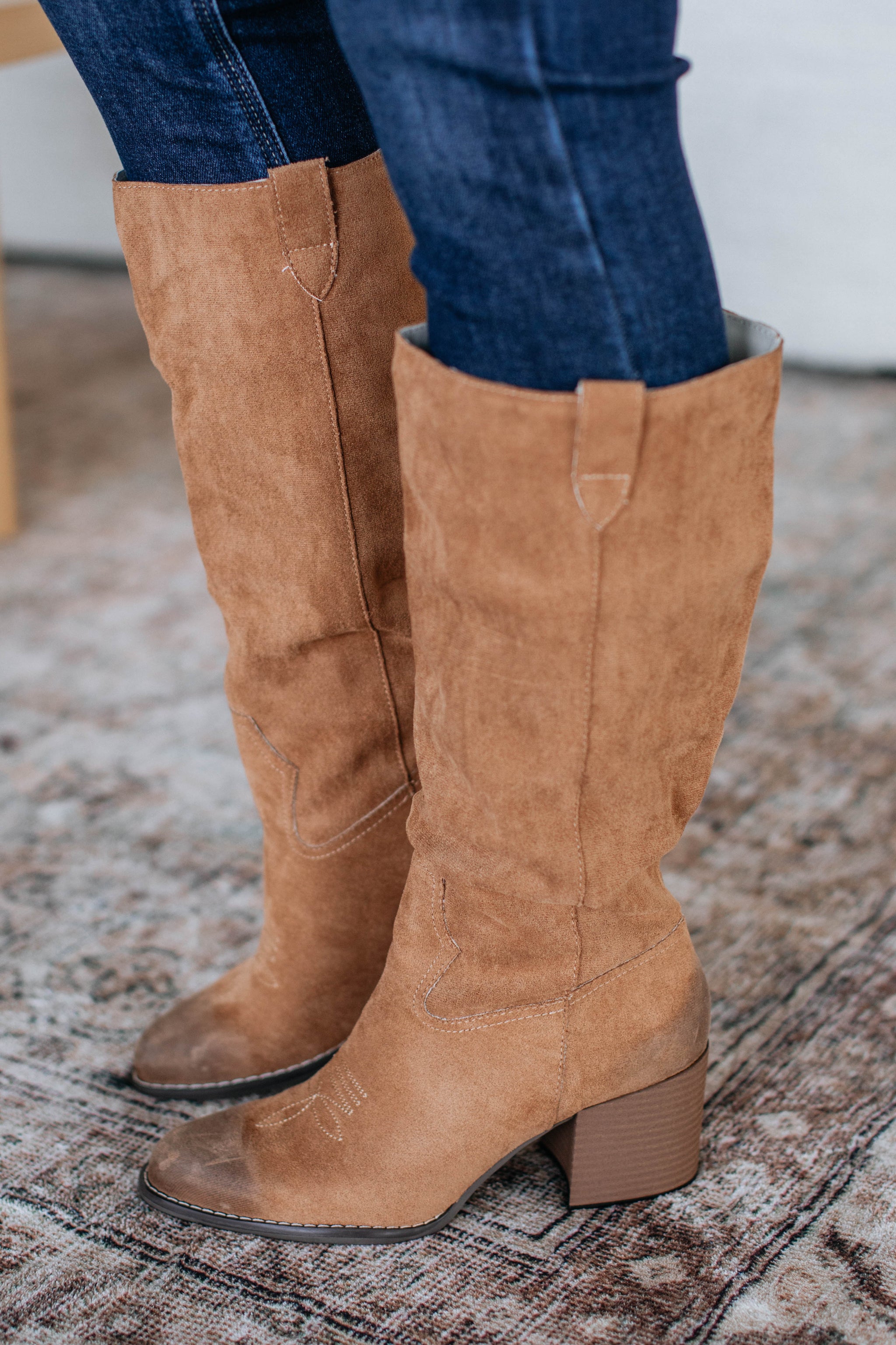 Handle With Caution Boots - Taupe