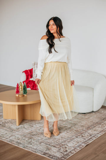 Holidazzle Midi Skirt