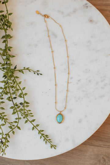 Ideal Attraction Necklace - Turquoise