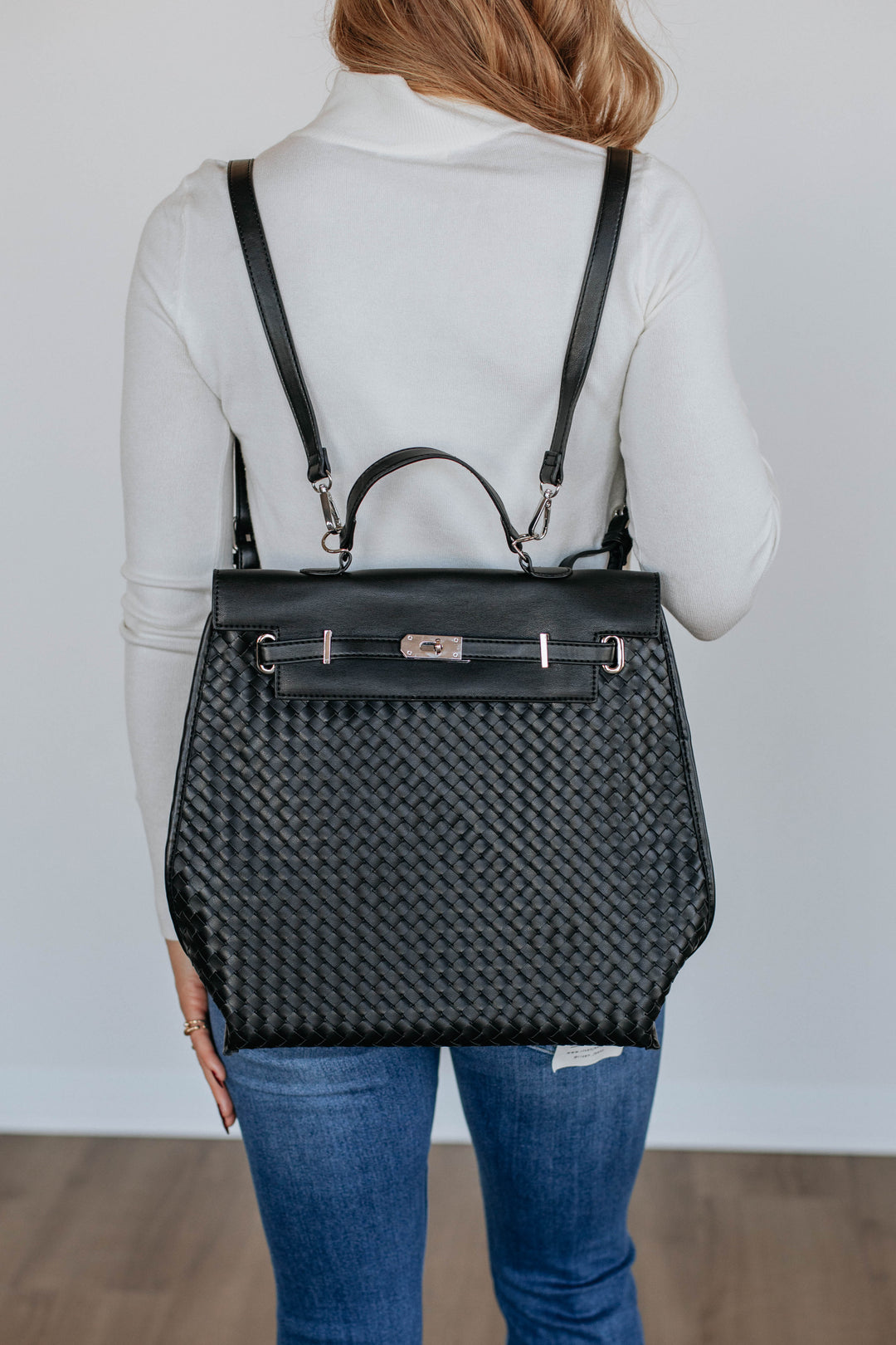 Inclined To Impress Woven Backpack