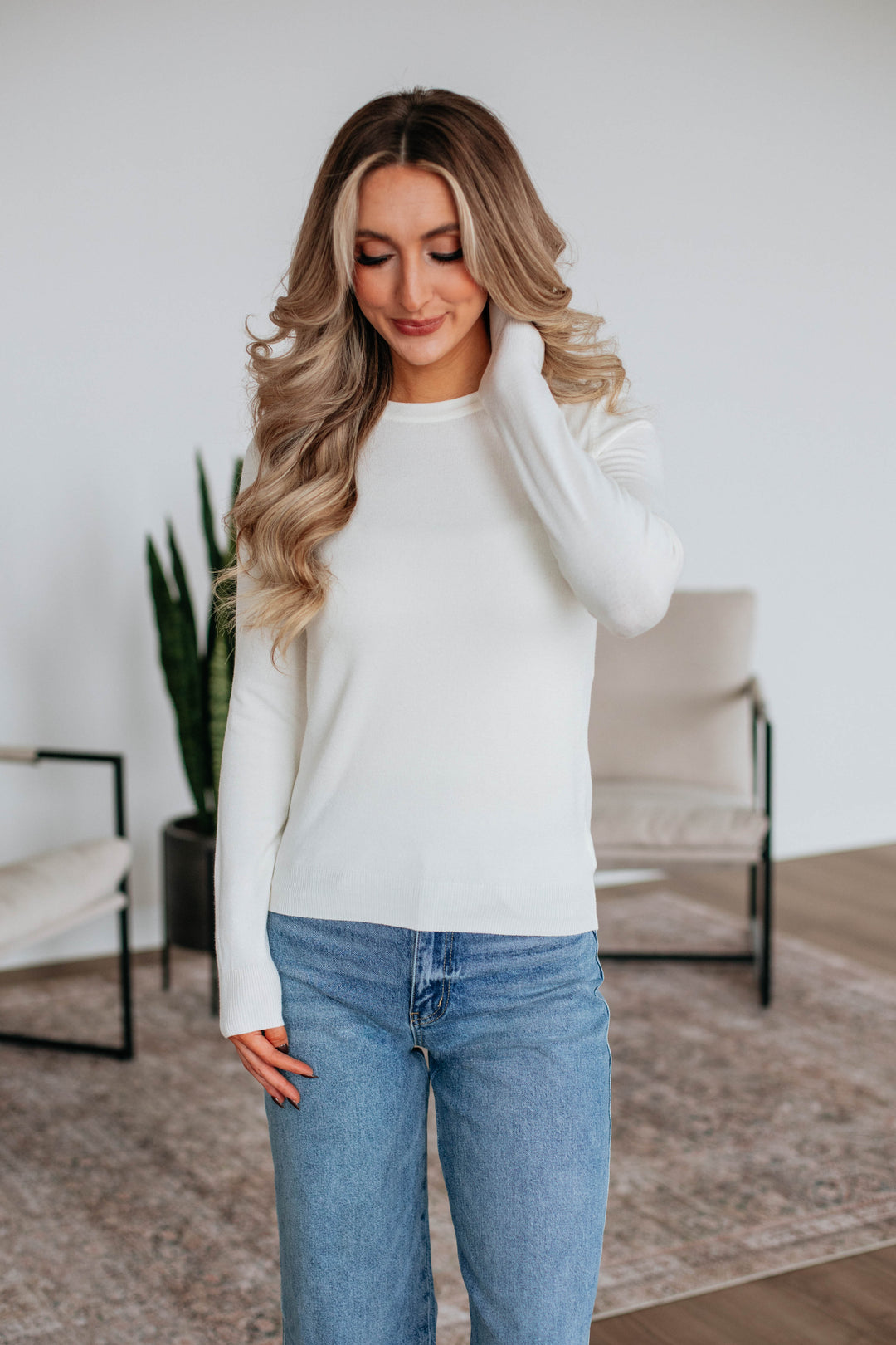 Eldridge Long Sleeve Top - Ivory