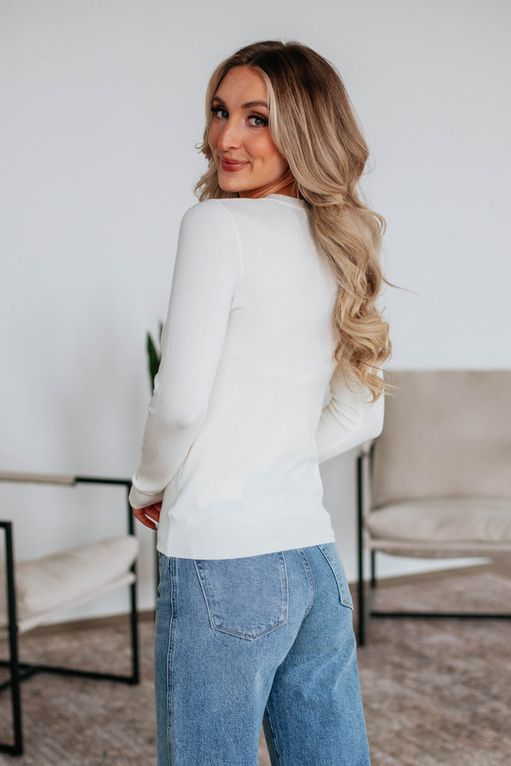 Eldridge Long Sleeve Top - Ivory