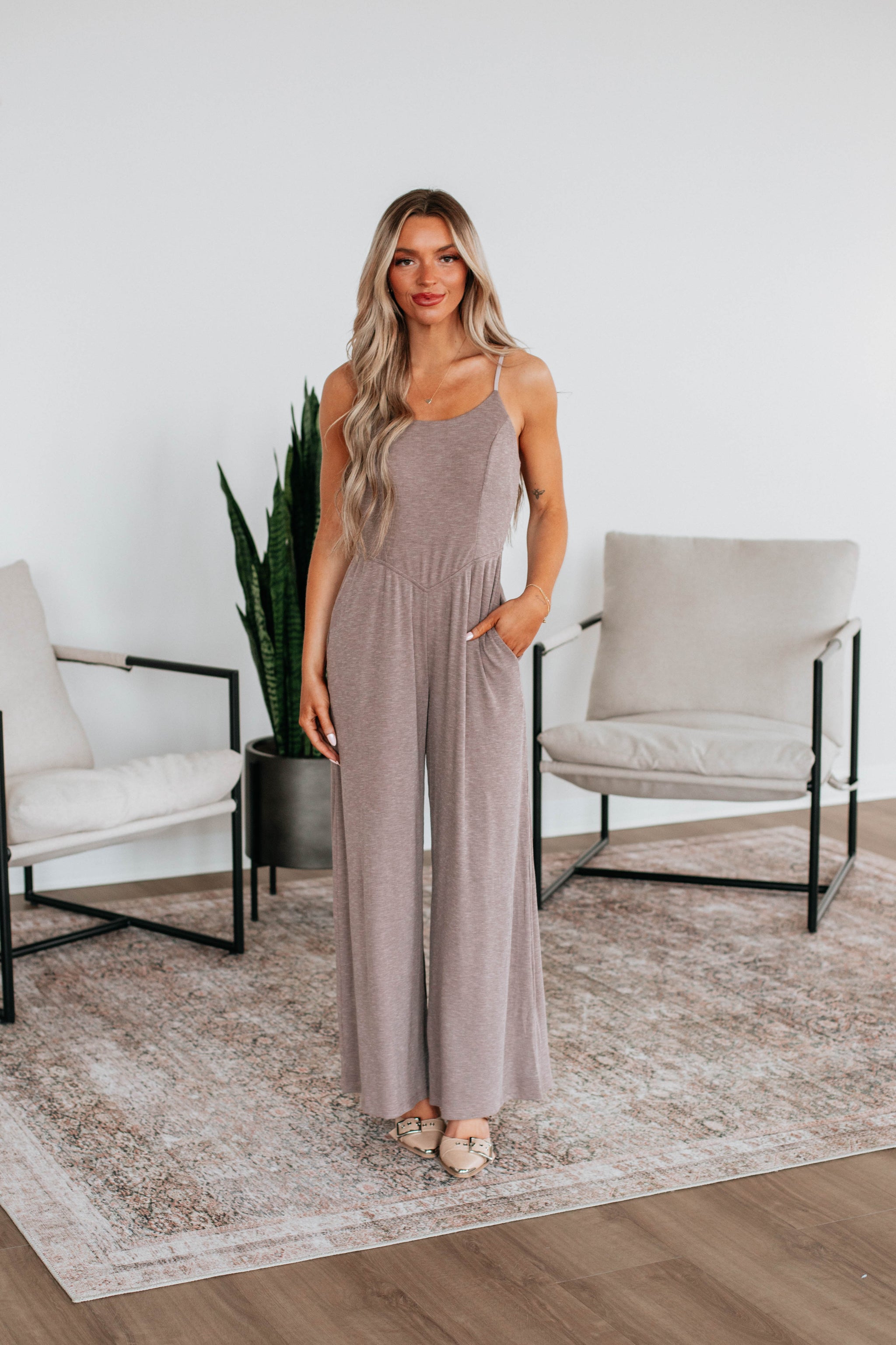 Jayde Ribbed Jumpsuit