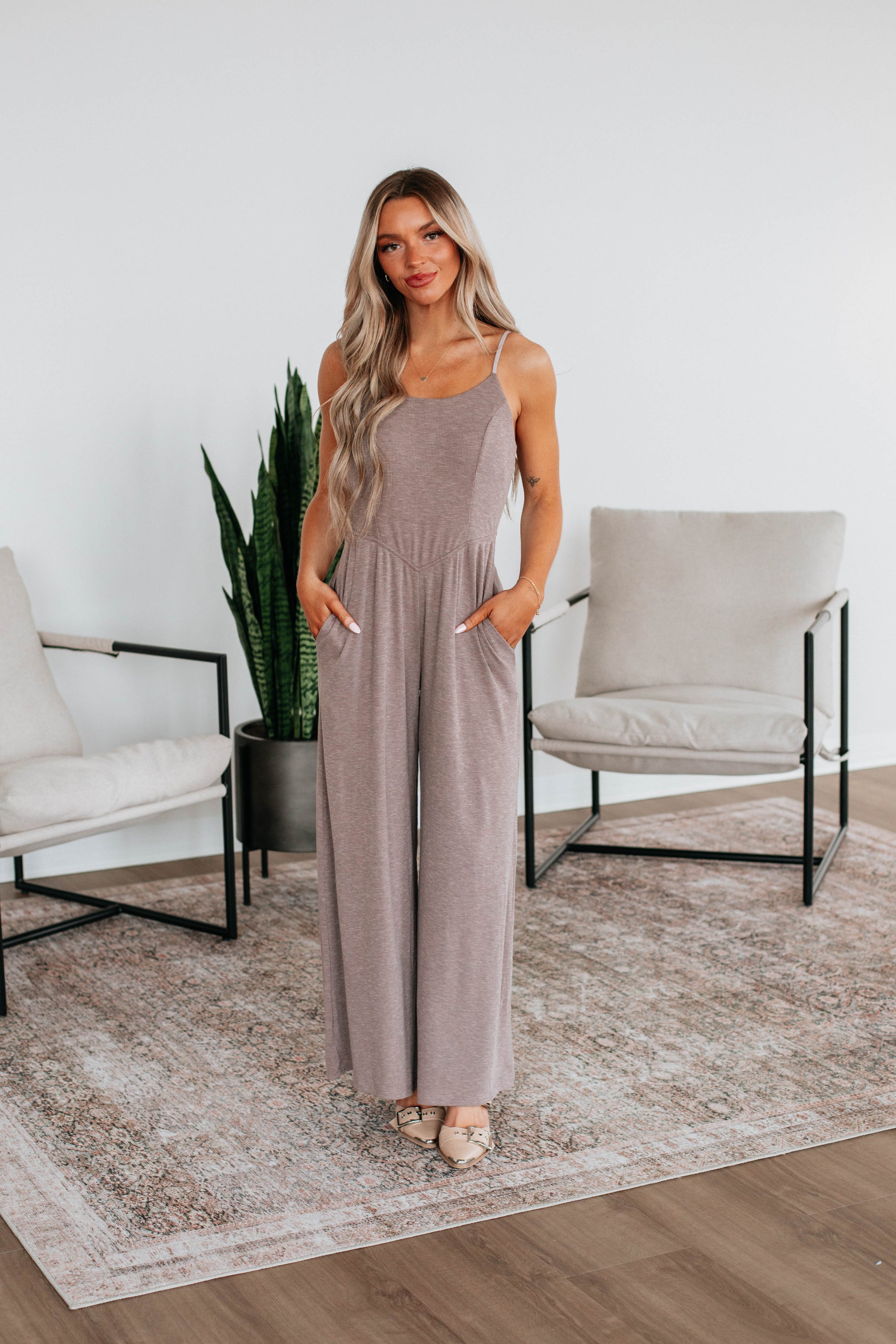 Jayde Ribbed Jumpsuit