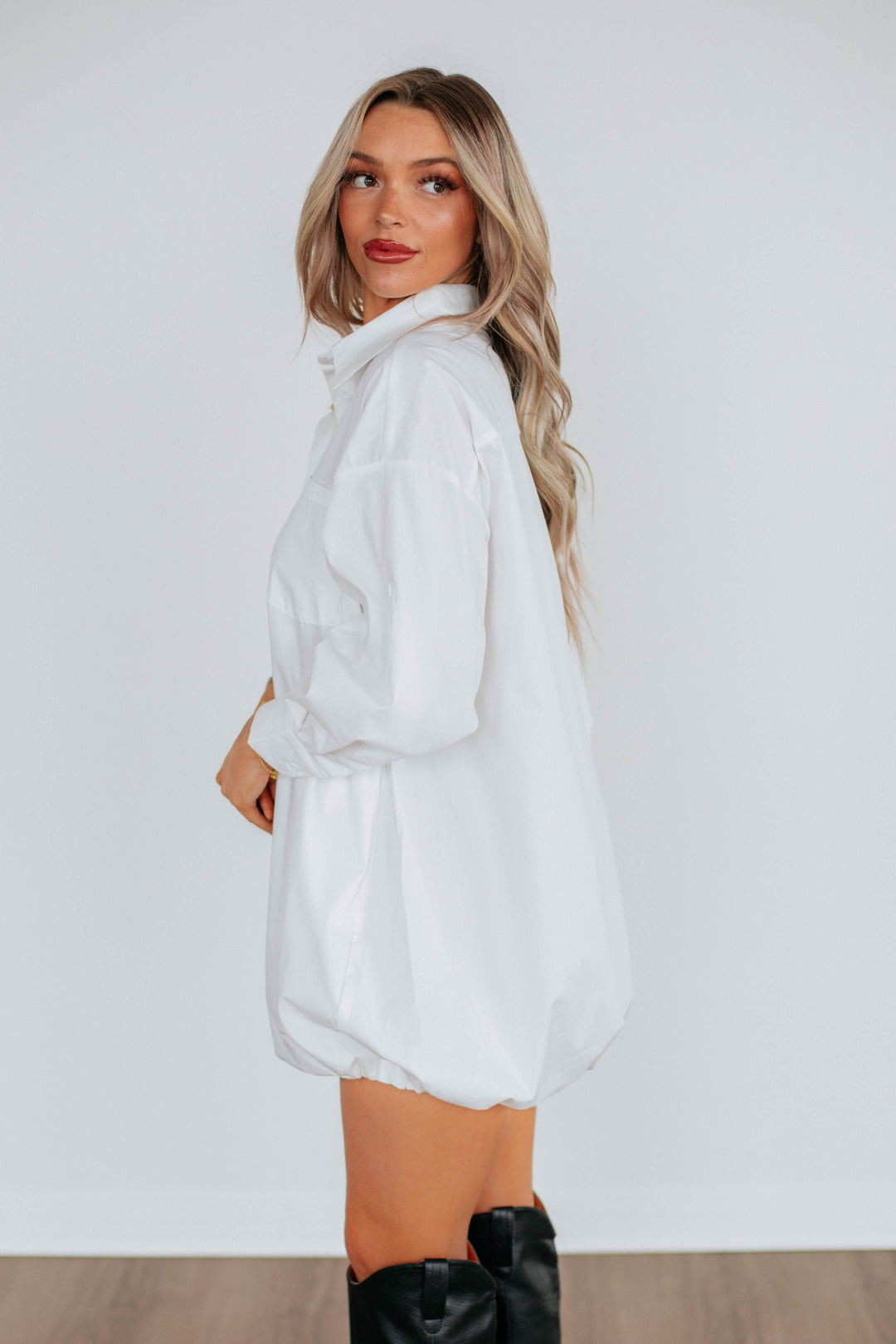 Joette Shirt Dress - Cream