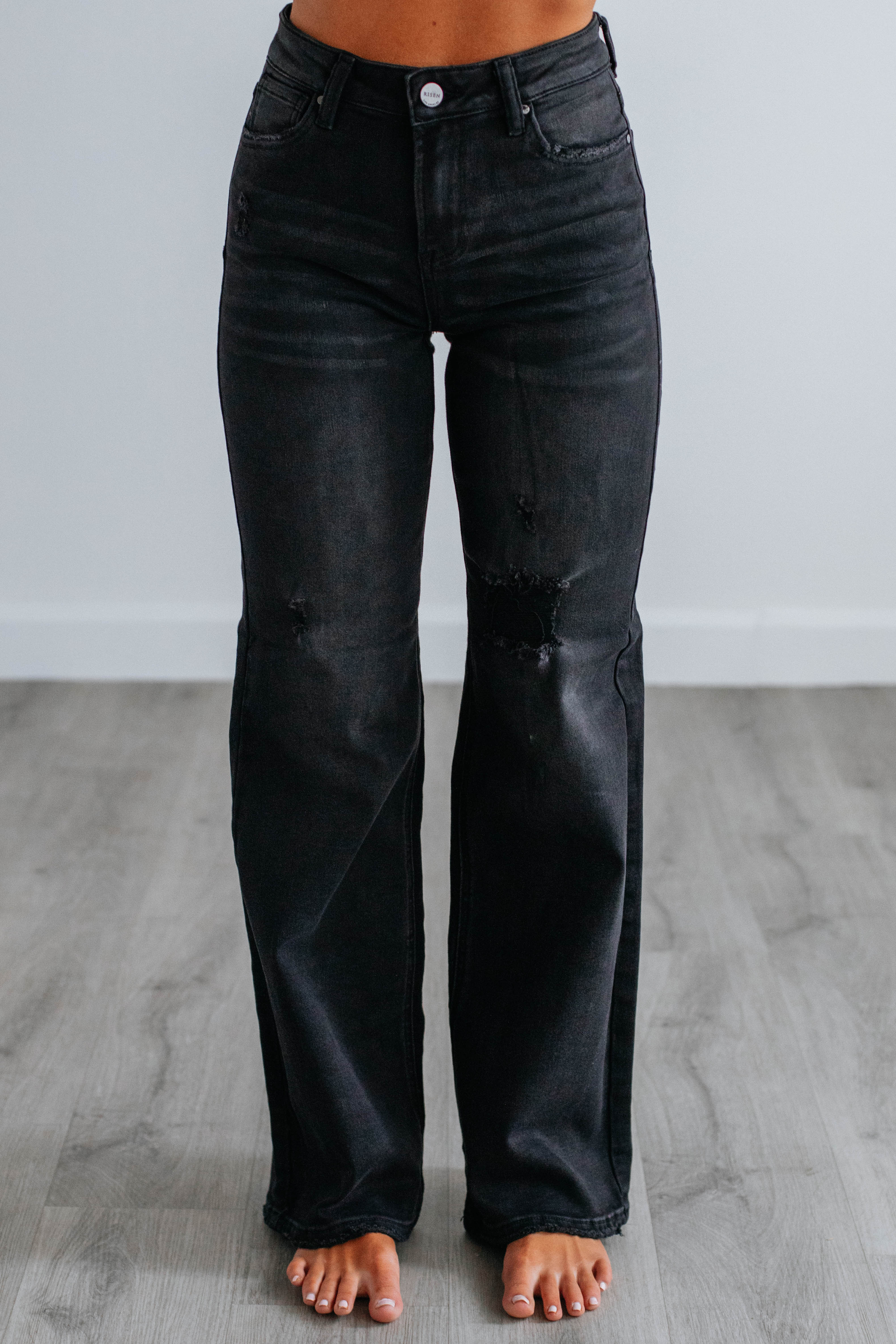 Joni Risen Jeans Vintage Black Wild Oak Boutique