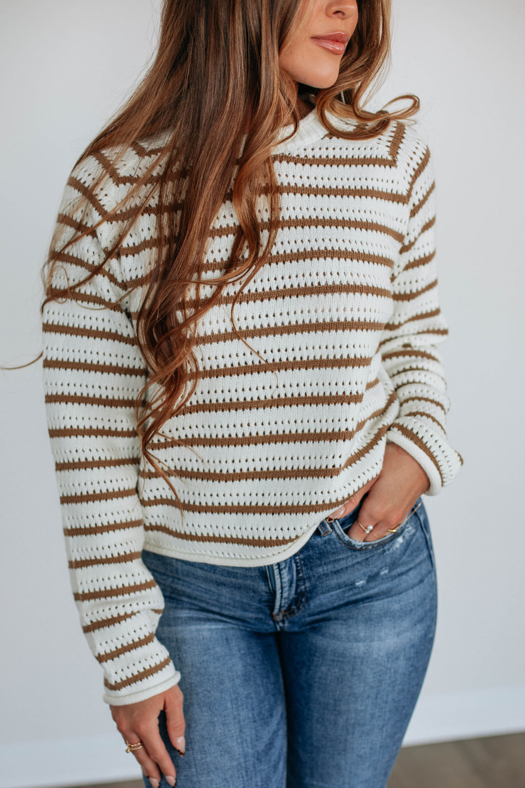 Jonita Striped Sweater