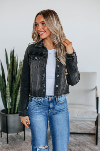 Jordie Risen Denim Jacket - Vintage Black