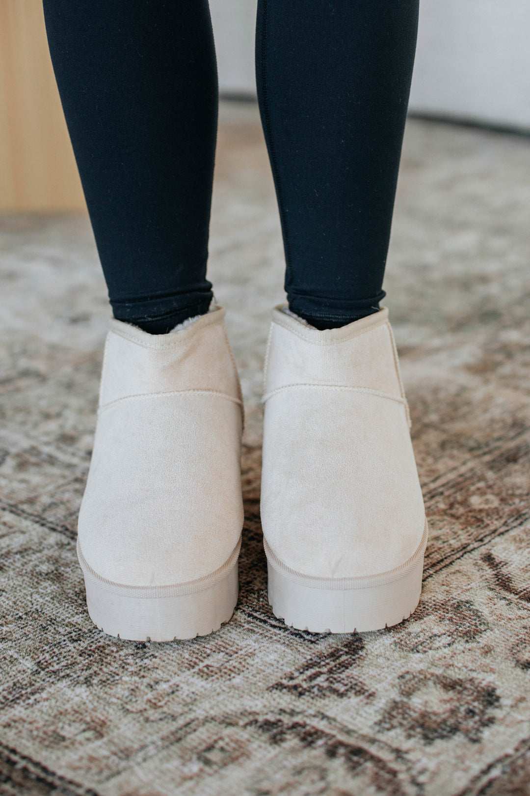 Just Chillin’ Platform Boots - Beige