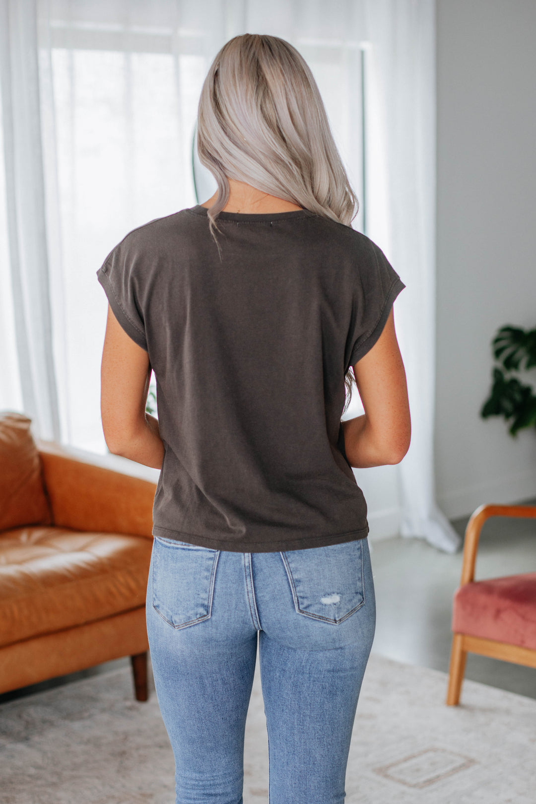 Kellan Basic Tee - Charcoal