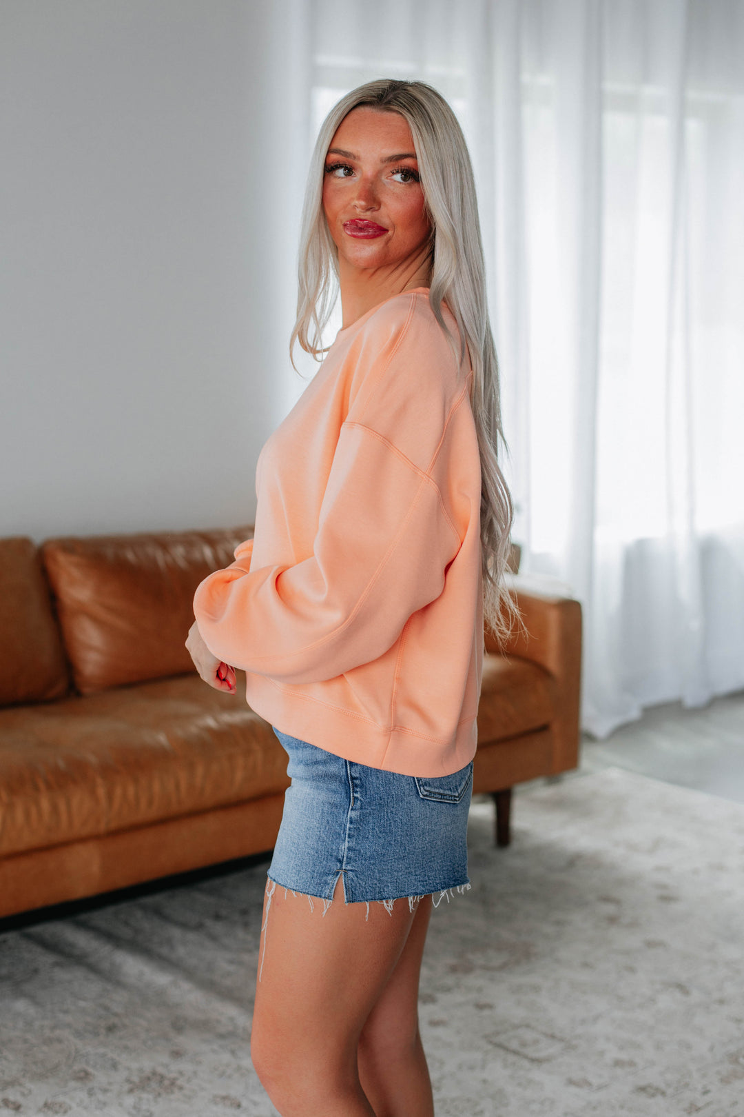 Koslo Sweatshirt - Peach