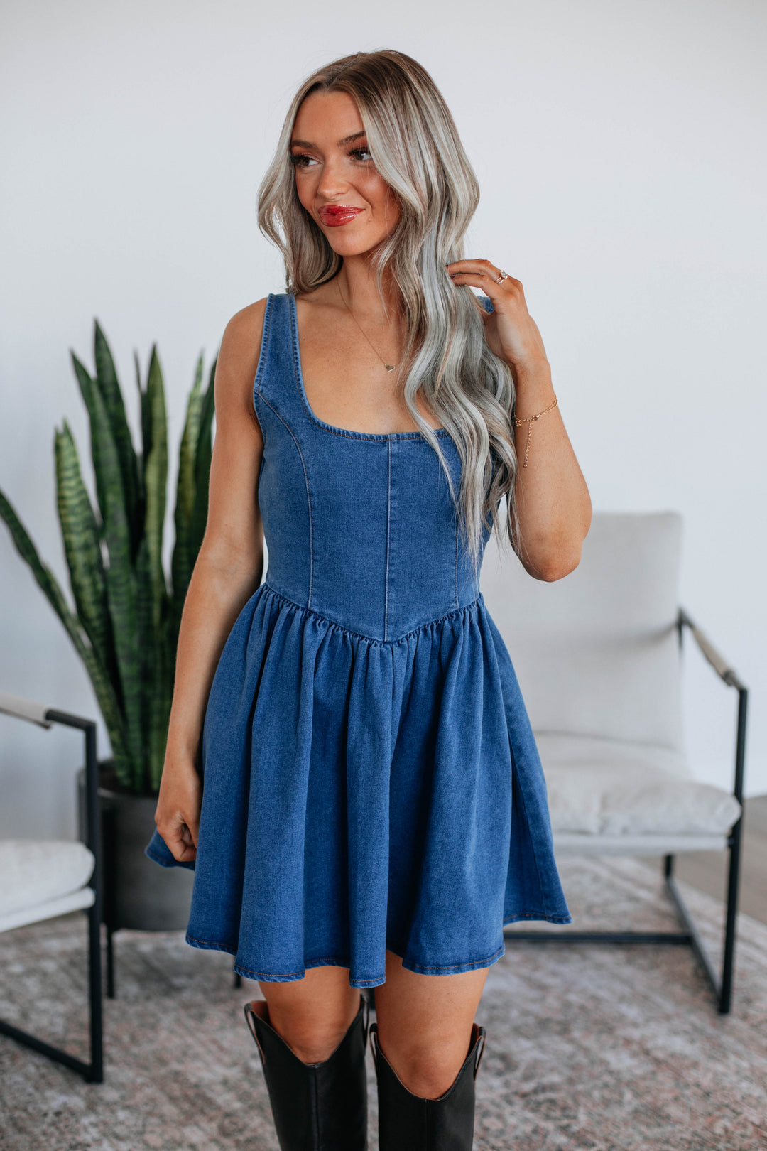 Lainey Denim Dress