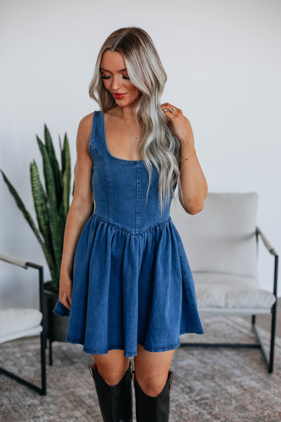 Lainey Denim Dress