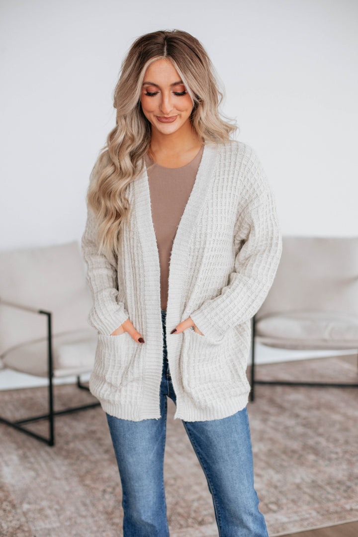 Lakyn Waffle Knit Cardigan