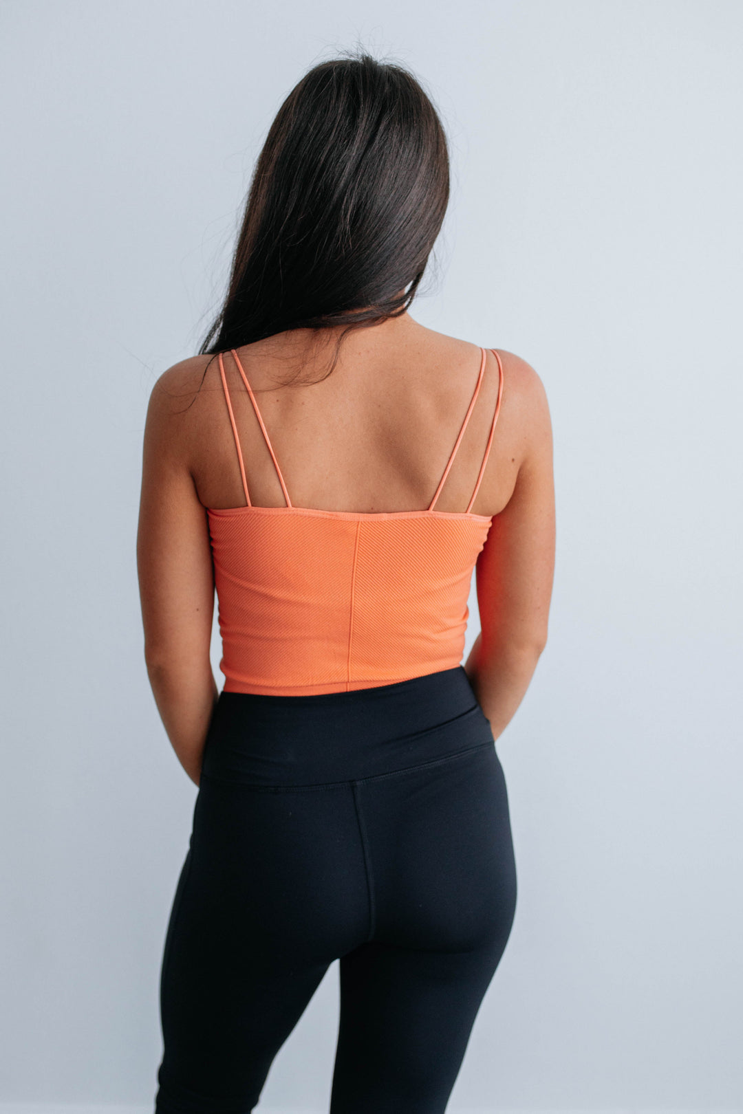 Lexis Ribbed Tank - Mango