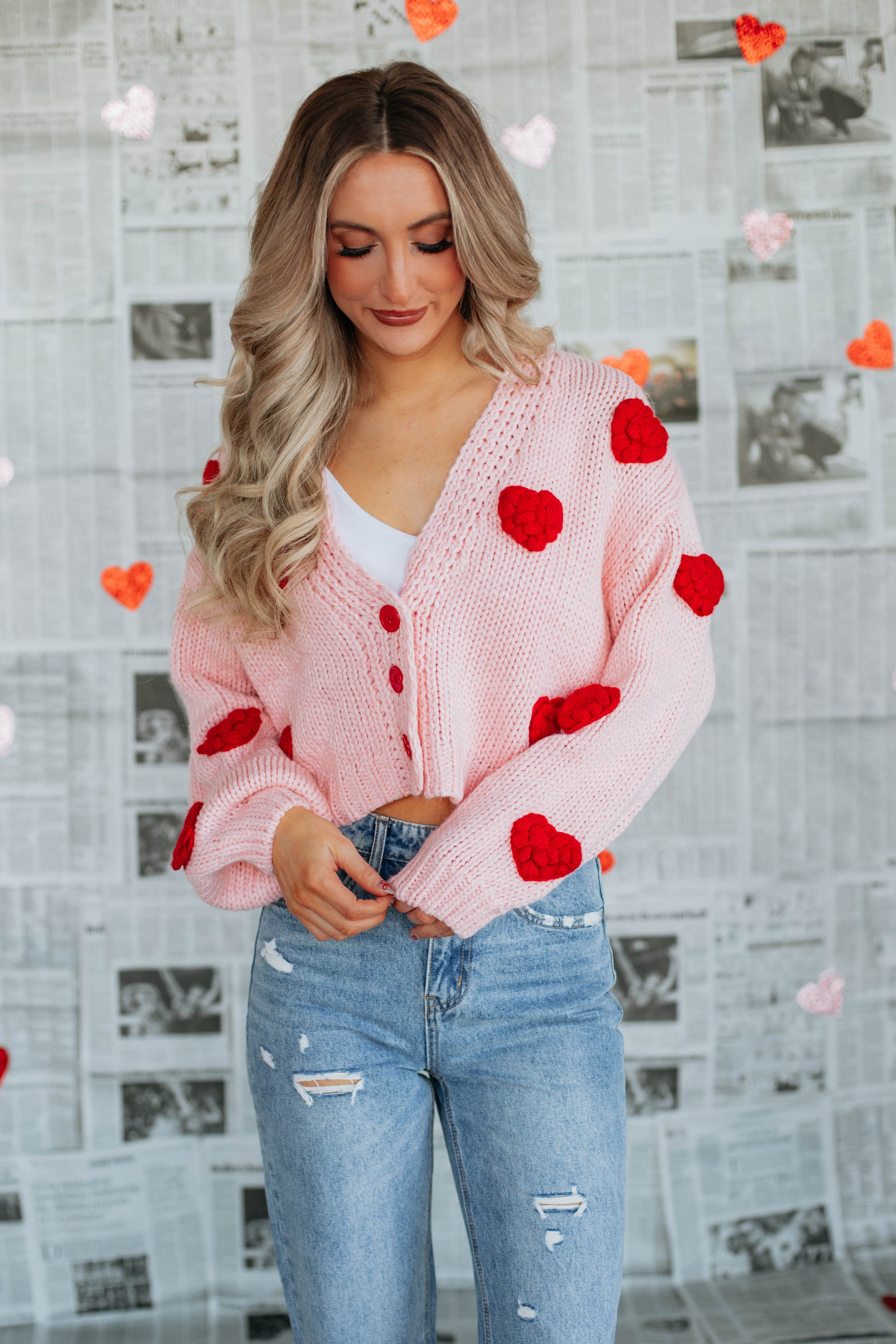 Lilia Cardigan - Blush