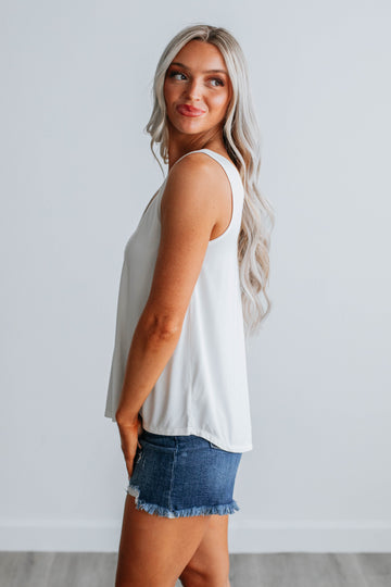 Linley Basic Tank - Ivory