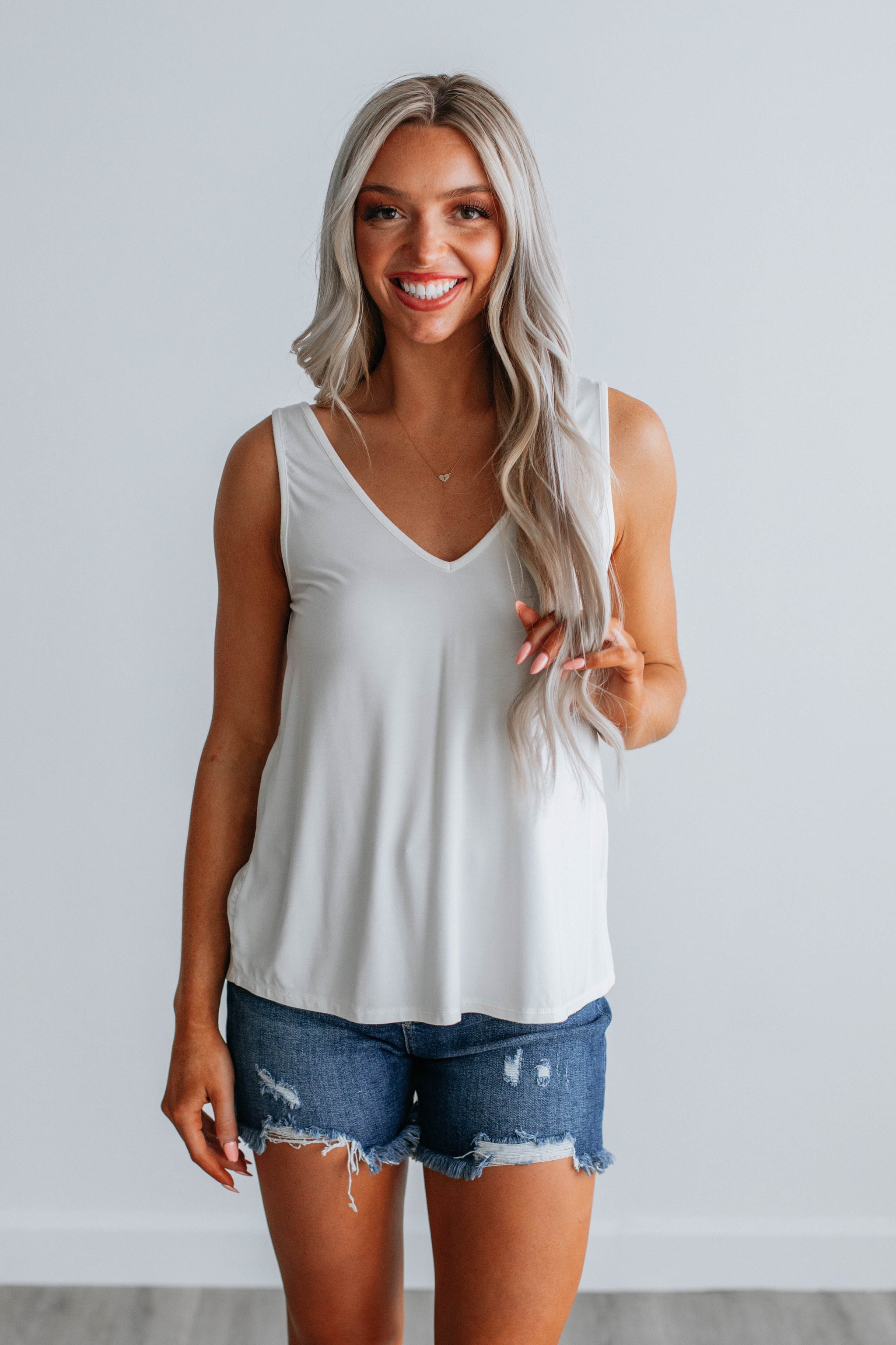 Linley Basic Tank - Ivory