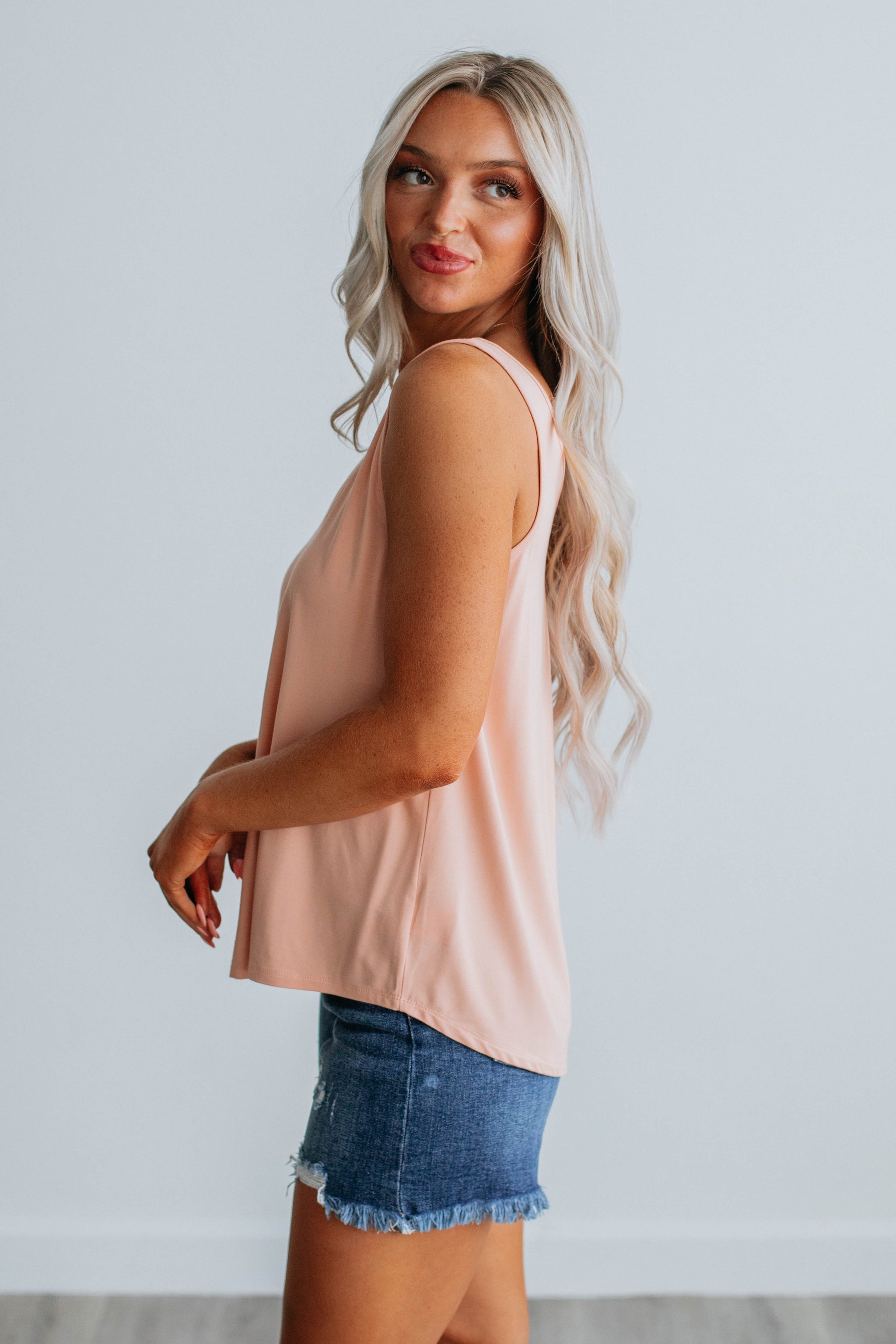 Linley Basic Tank - Peach