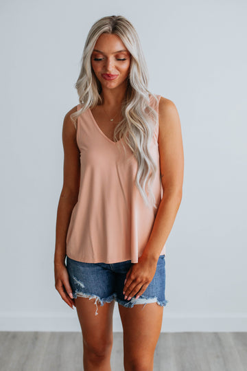 Linley Basic Tank - Peach