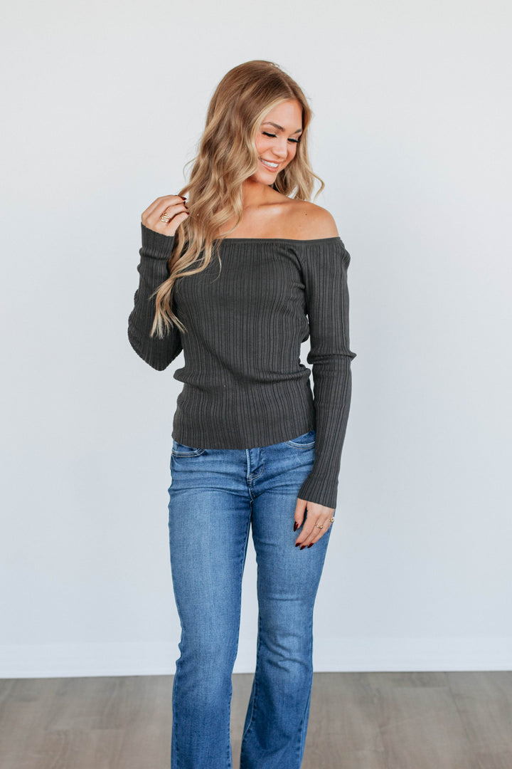 Loren Ribbed Top