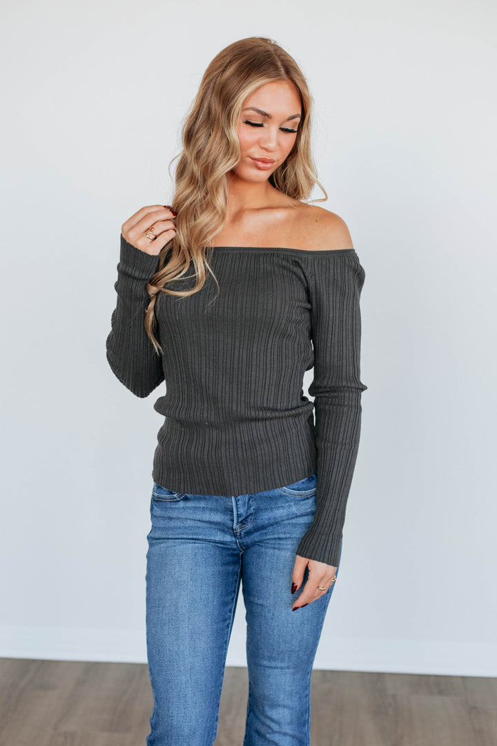 Loren Ribbed Top